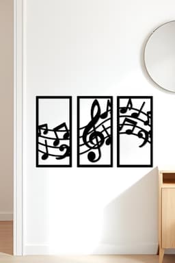 Musical Wall Art, Wall Decor, Home Decor 3d model