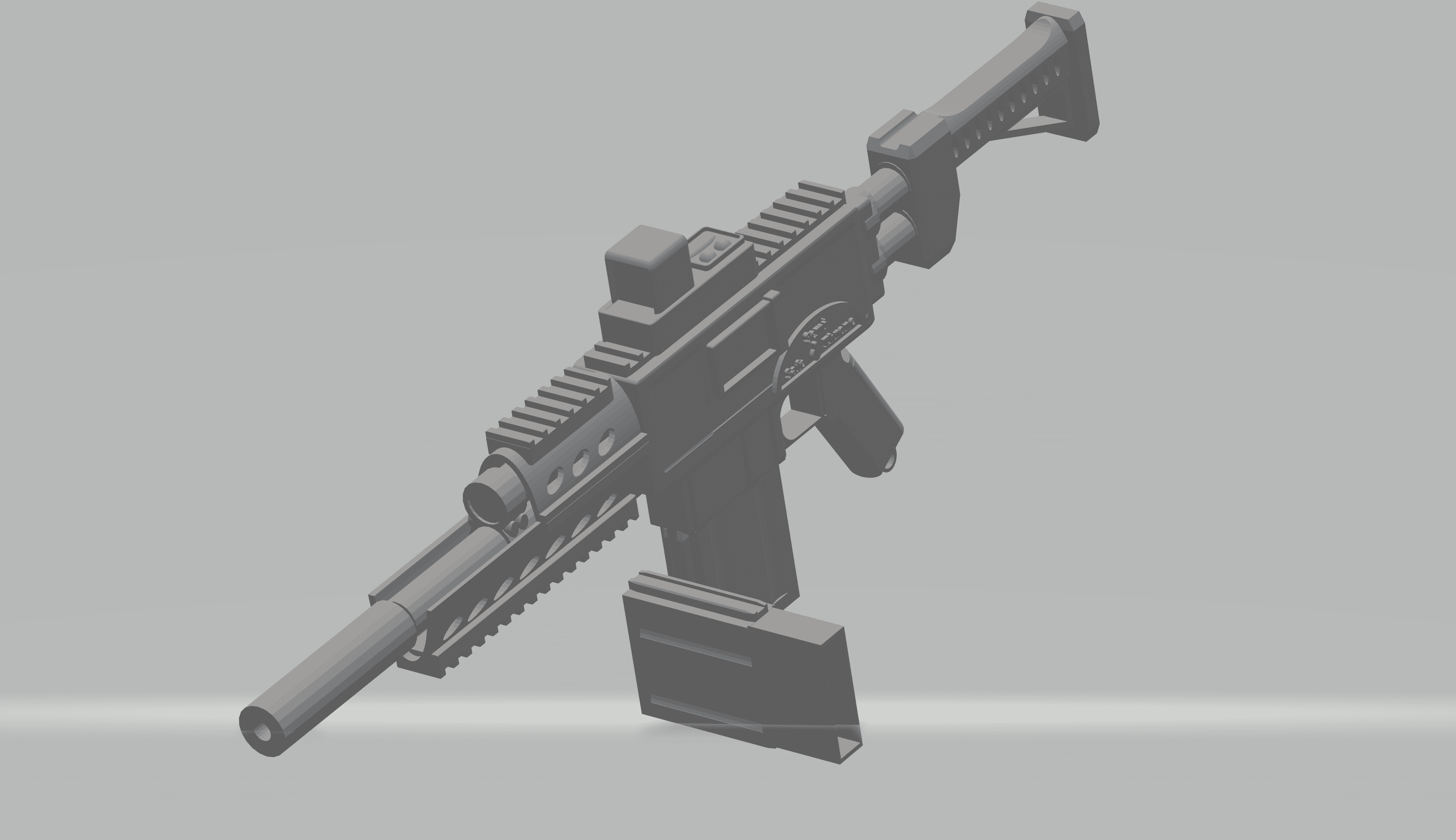 FHW: Scifi Rifle (cosplay) (grim dark) 3d model