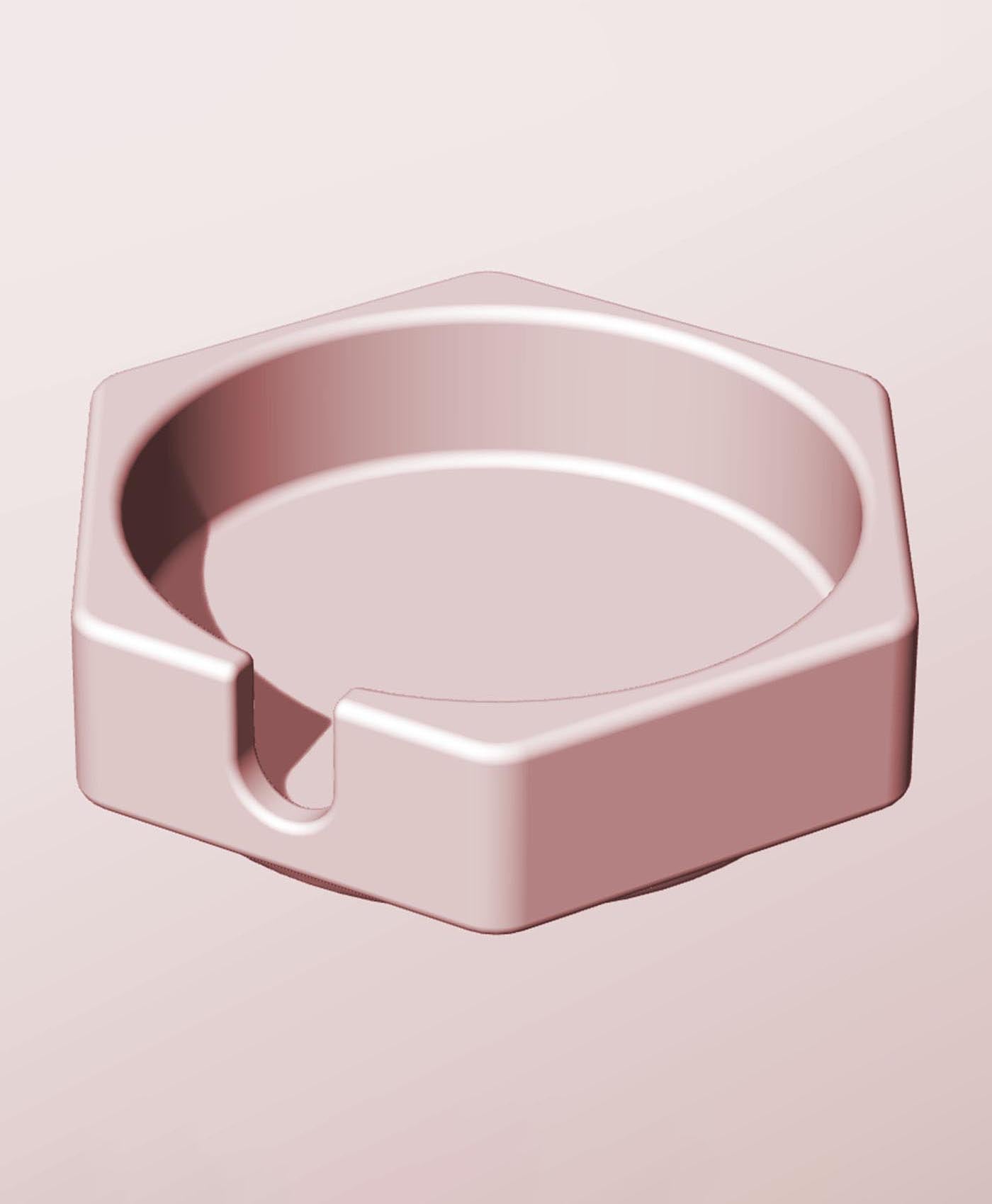 CH68-20-S Stacking slotted component box bin for makers 3d model