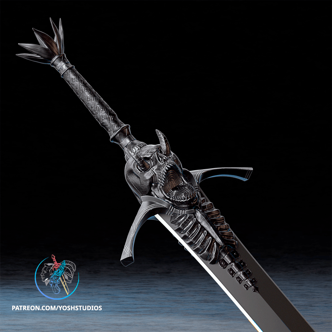 Rebellion Sword 3D Printer File STL 3d model