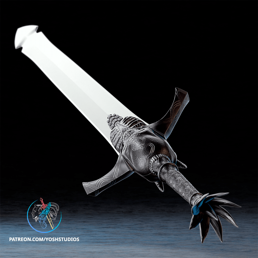 Rebellion Sword 3D Printer File STL 3d model