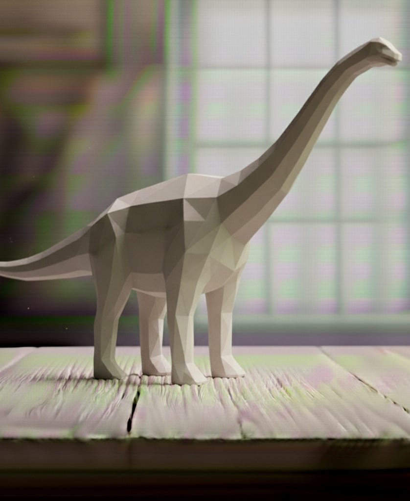 DIPLODOCUS LOWPOLY 3d model