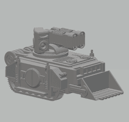 FHW: SD-W Heavy Sonic Tank V1 (un release faction) (BoD) 3d model