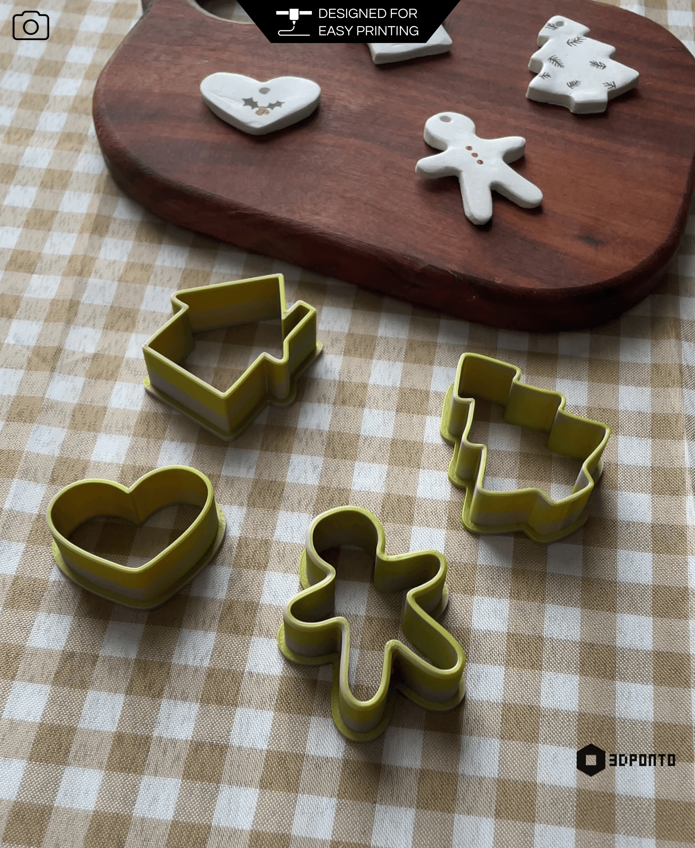 Christmas Cookie Cutters 3d model