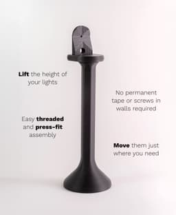 Candlestick holder for Philips Hue Play light bar 3d model