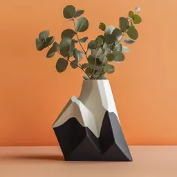 Alpine Peaks Vase for Stunning Nature-Inspired Home Decor 3d model