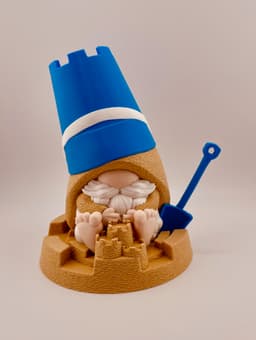 Sand Castle Gnome 3d model