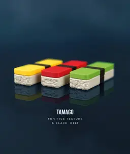 Sushi Stack — Tumble Tower Game 3d model