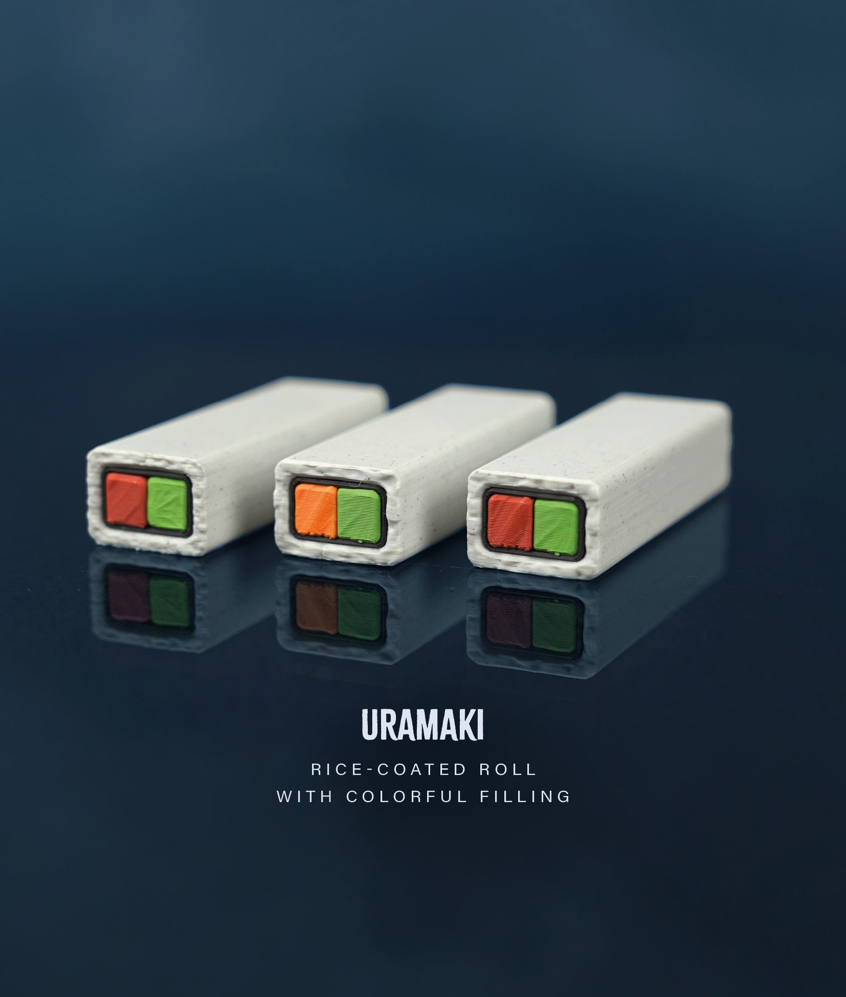 Sushi Stack — Tumble Tower Game 3d model