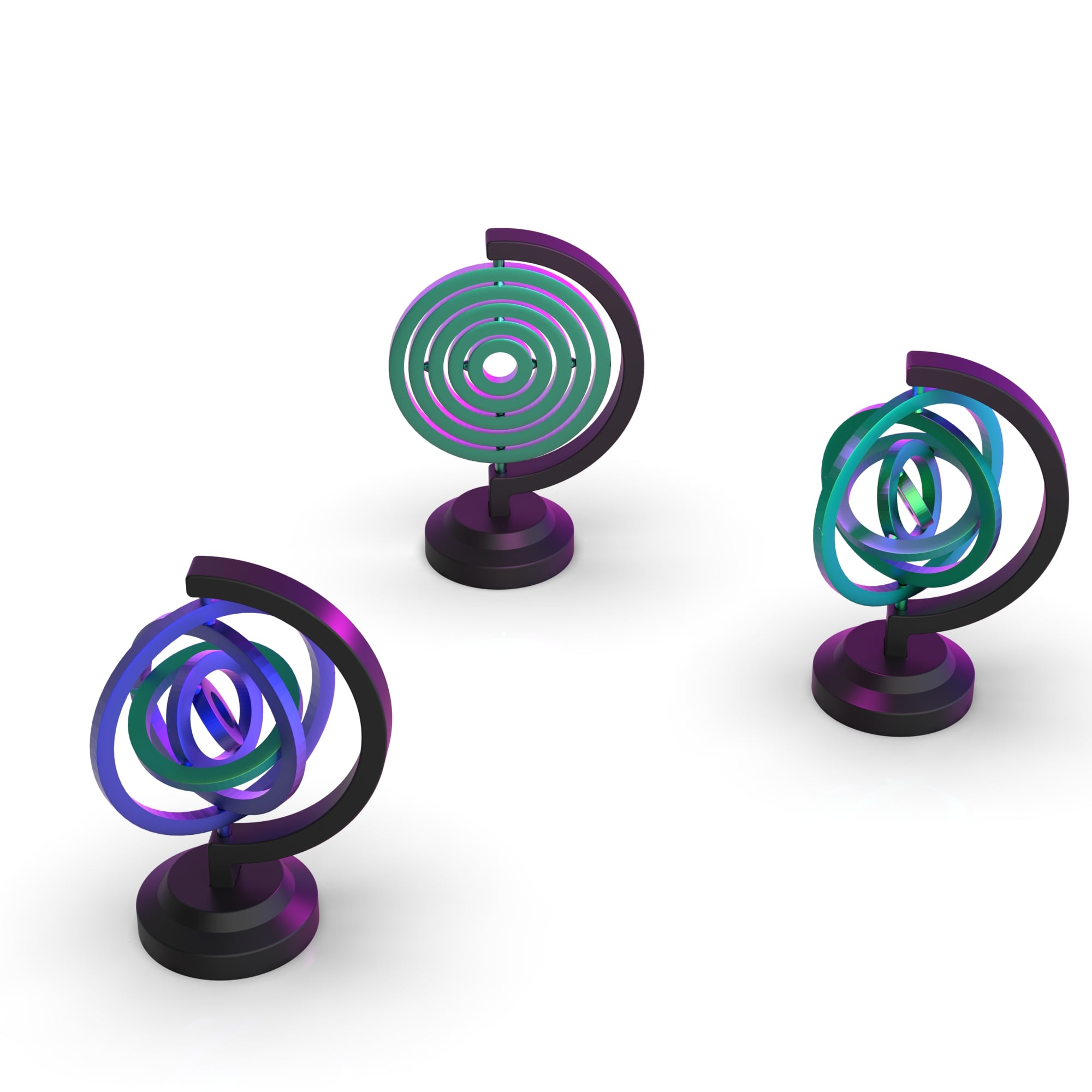 desktop_gyroscope_circles.stl 3d model