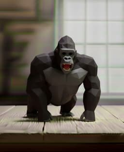 GORILLA LOWPOLY 3d model