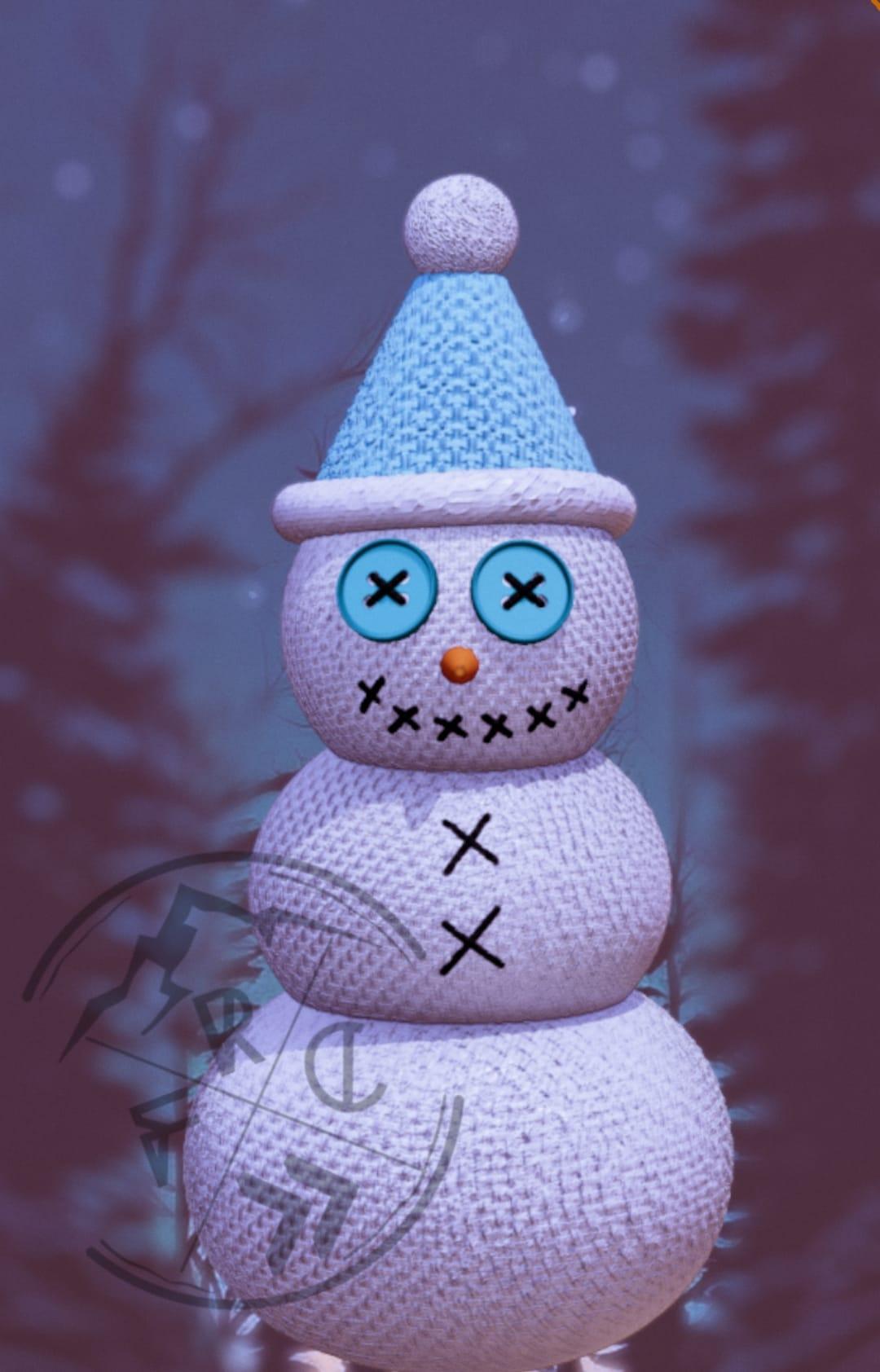 Crochet snowman.stl 3d model