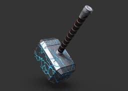 Broken Mjolnir 3d model