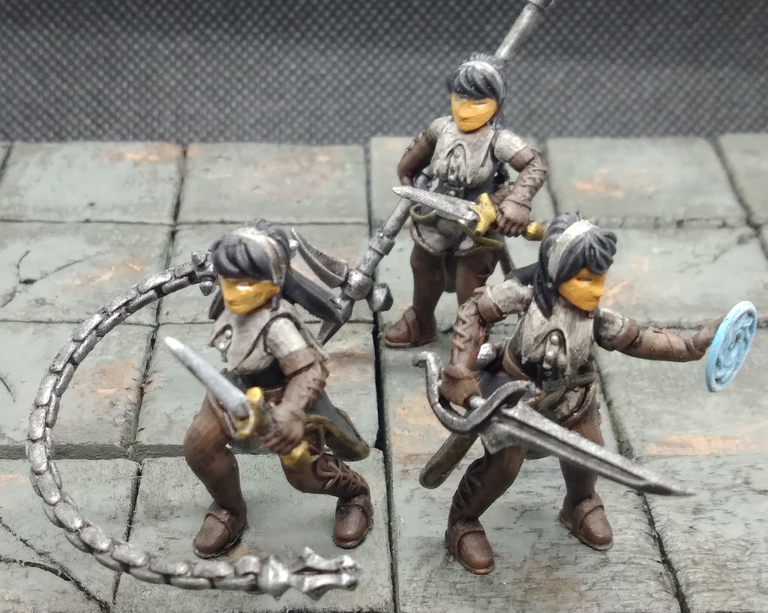 Vampire Huntress Miniatures Bundle 3d model