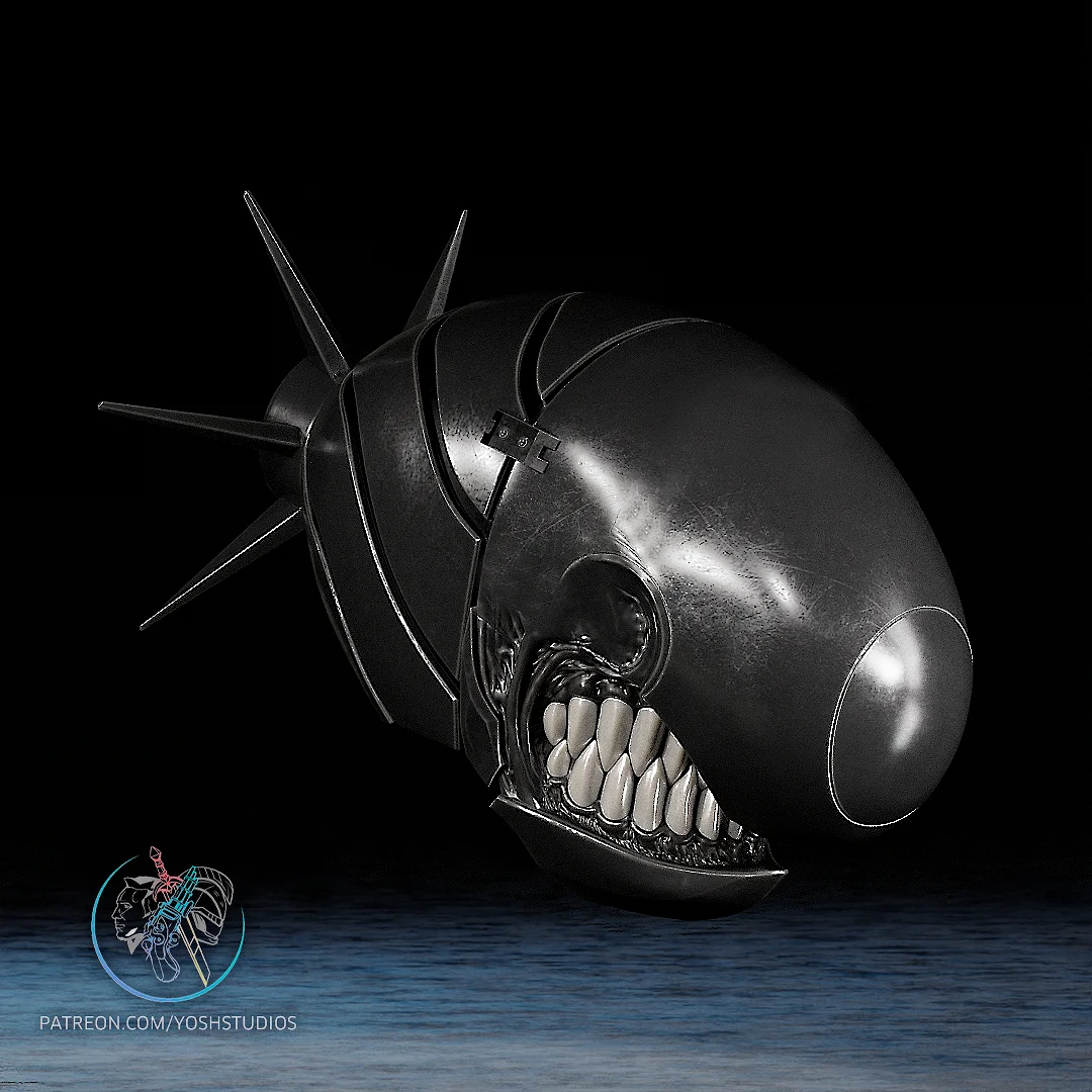 Bomb Helmet 3D Printer STL file 3d model