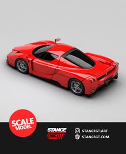 FERRARI ENZO | SCALED | Scale model kit car 3d model
