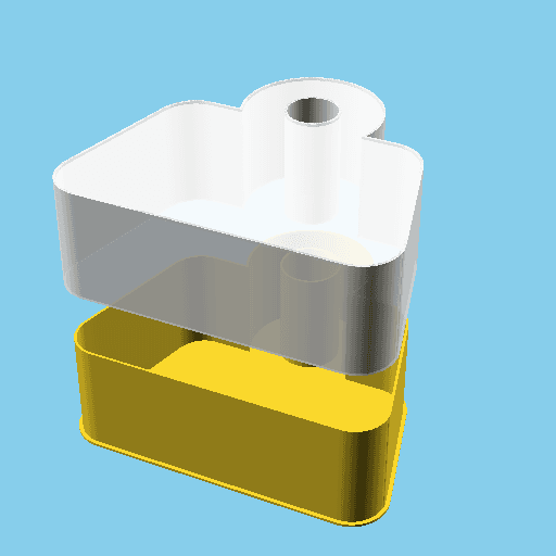 Weight, nestable box (v1) 3d model
