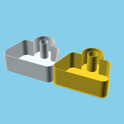 Weight, nestable box (v1) 3d model