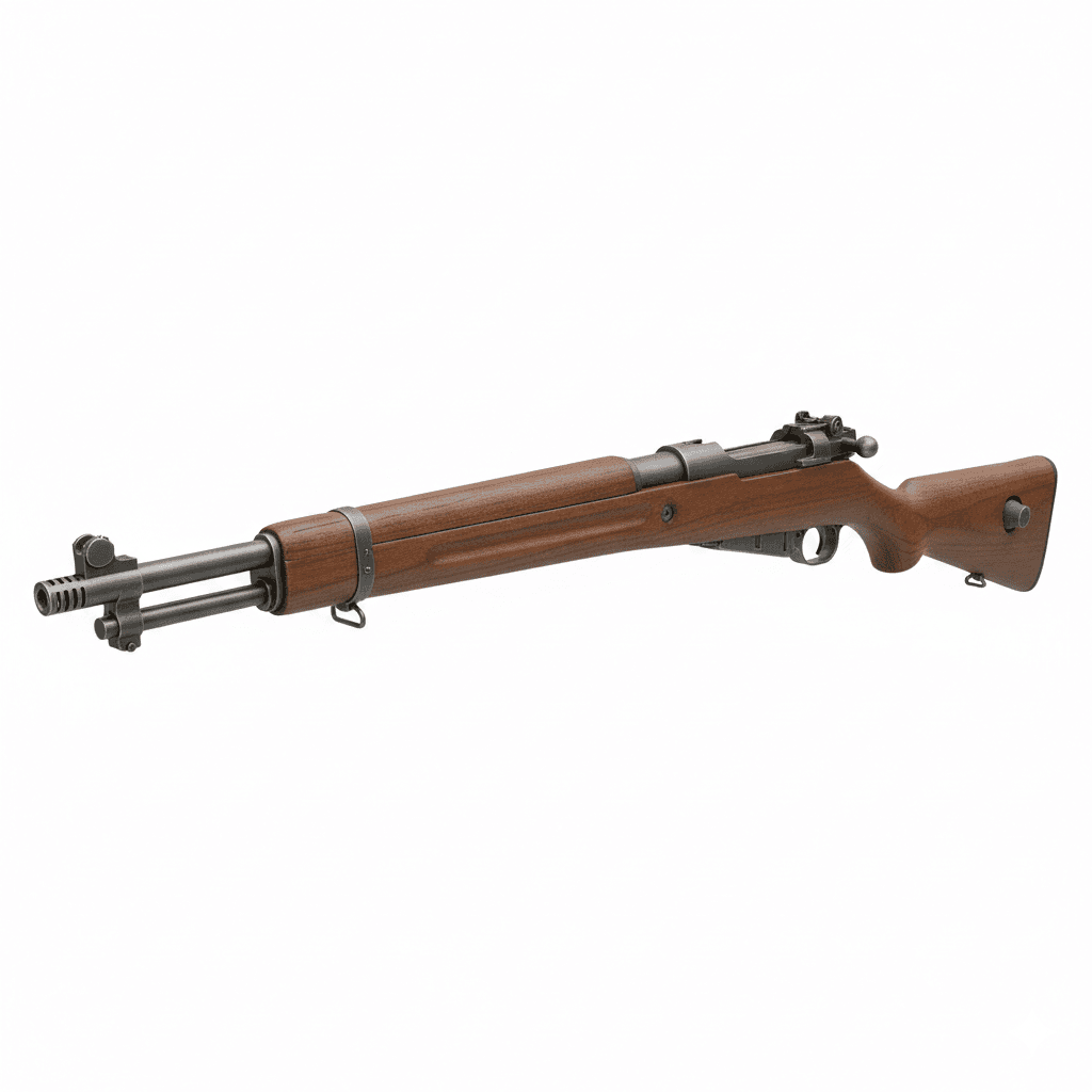 Gun M1 Garand Legendary Service Rifle 3d model