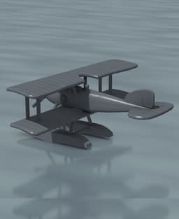 1:144 Albatros W.4 (Early) 3d model