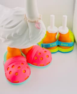 Grocs Shoes & Bucket Hat Goose Gear for Porch Goose 3d model