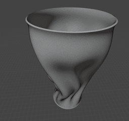 Twisted Wavy Vase 3d model