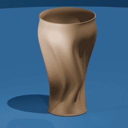 Twisted Wavy Vase 3d model