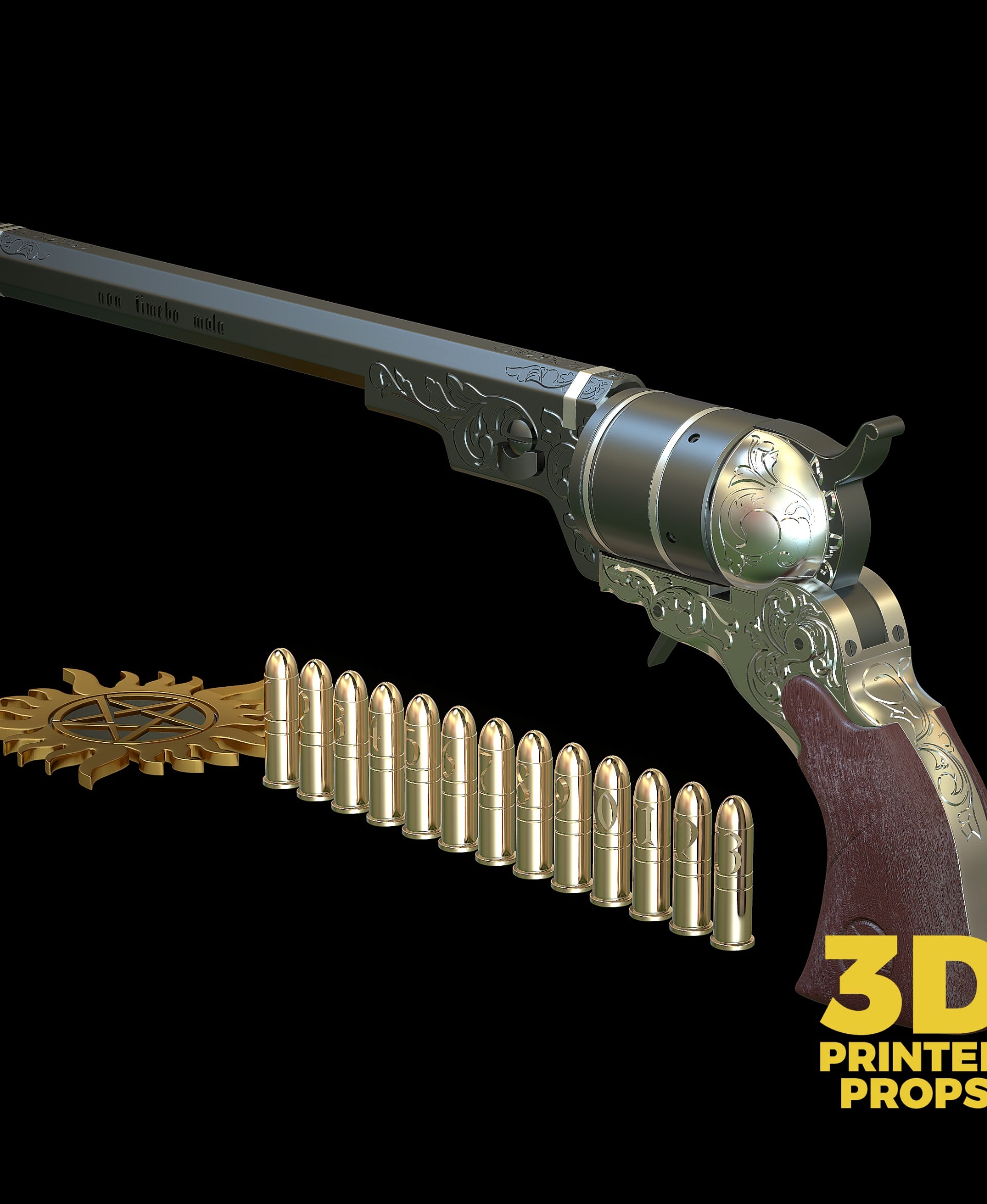 Supernatural_Colt_Bullet_5.stl 3d model