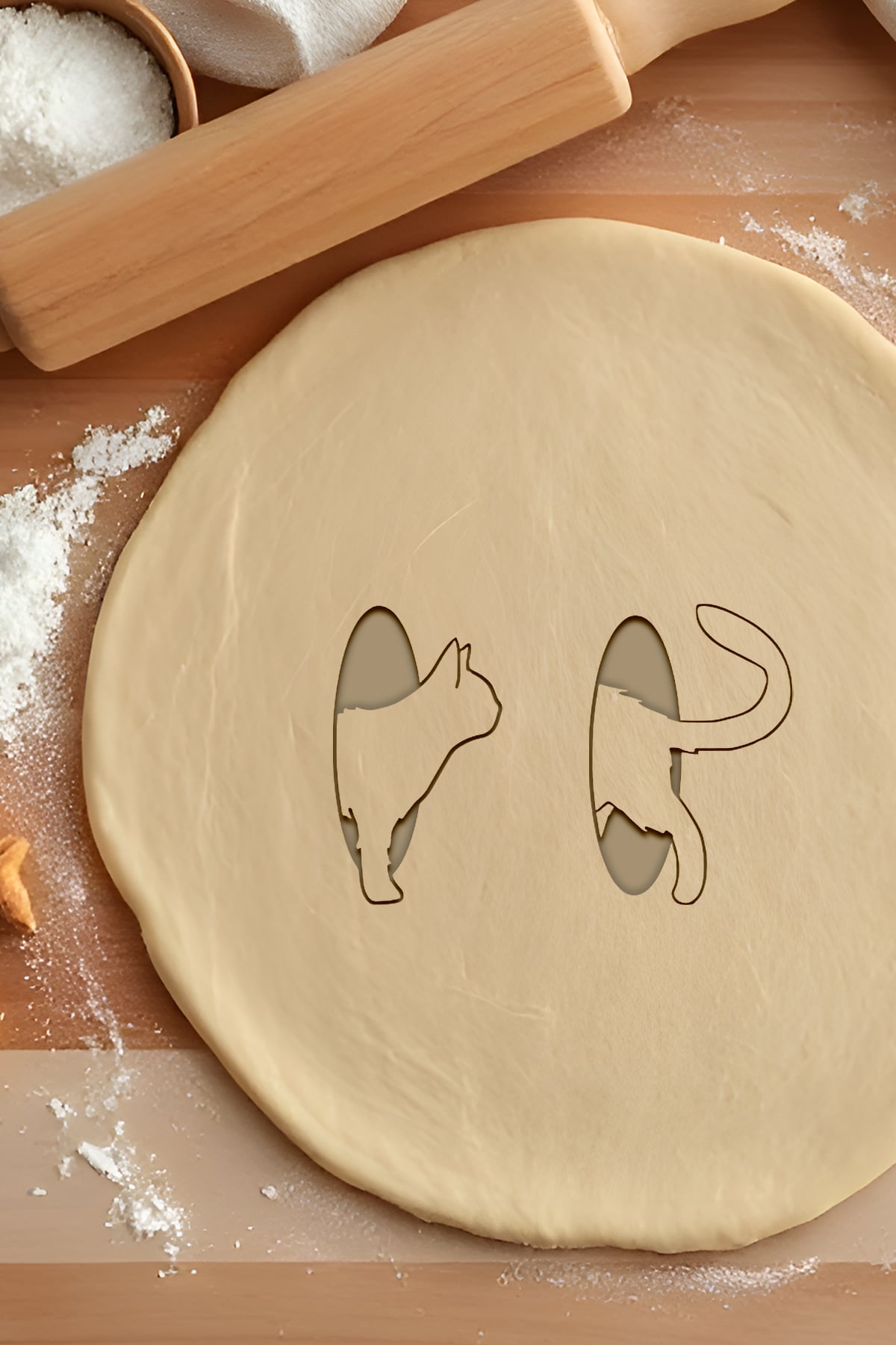 Cat Cookie Cutter, Biscuit Cutter 3d model
