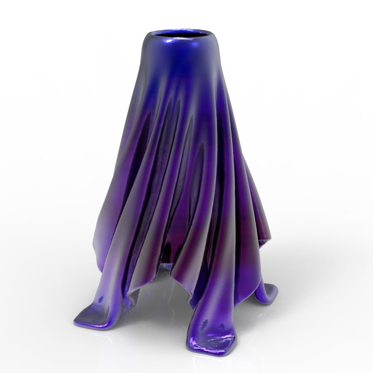 FABRIC DRAPED VASE 3d model