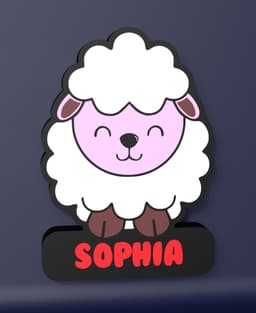 Cute Sheep - LED Strip compatible 3d model