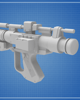 E-5 Blaster Rifle - Star Wars 3d model