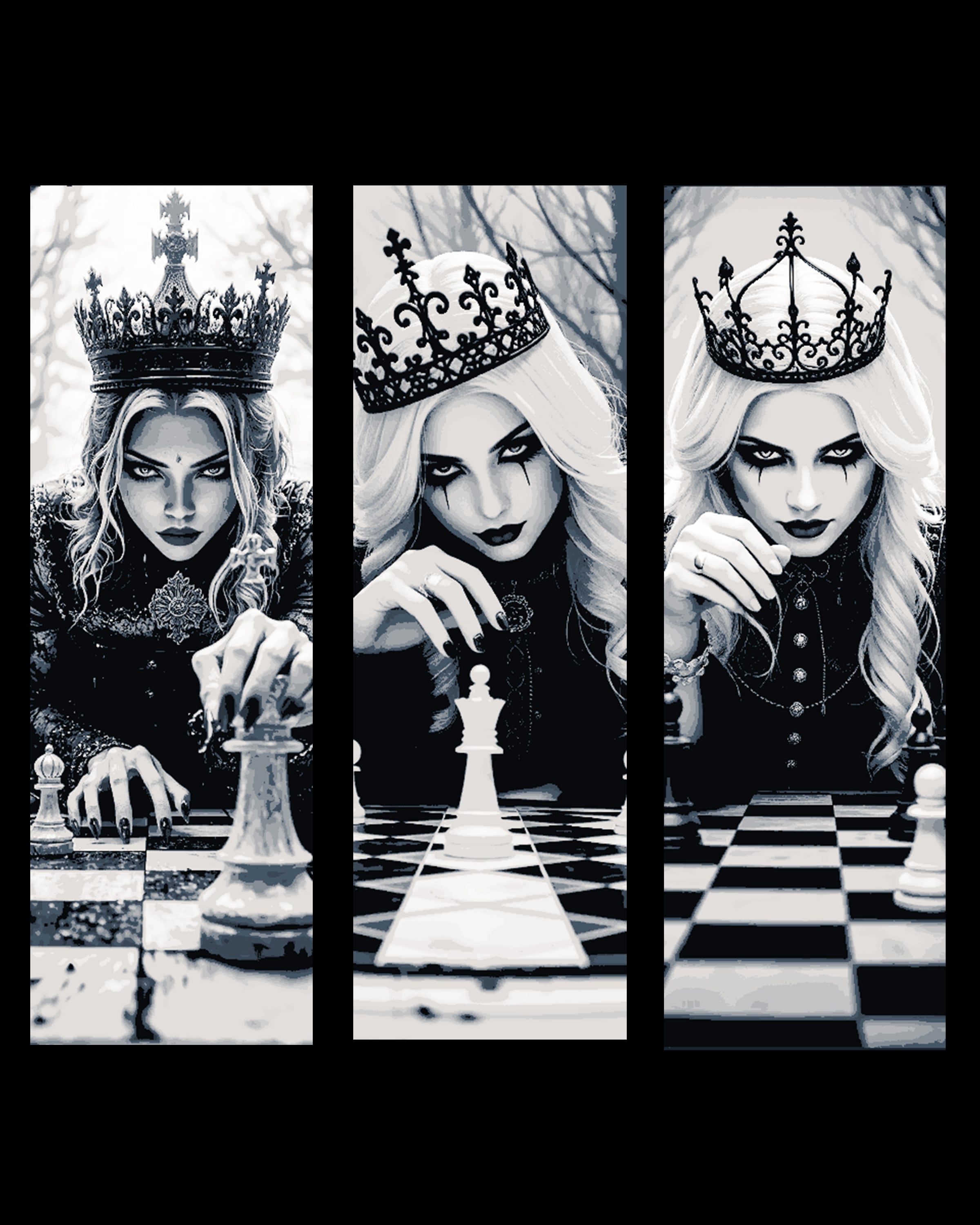 To play the chess game of your life - Set of bookmarks 3d model
