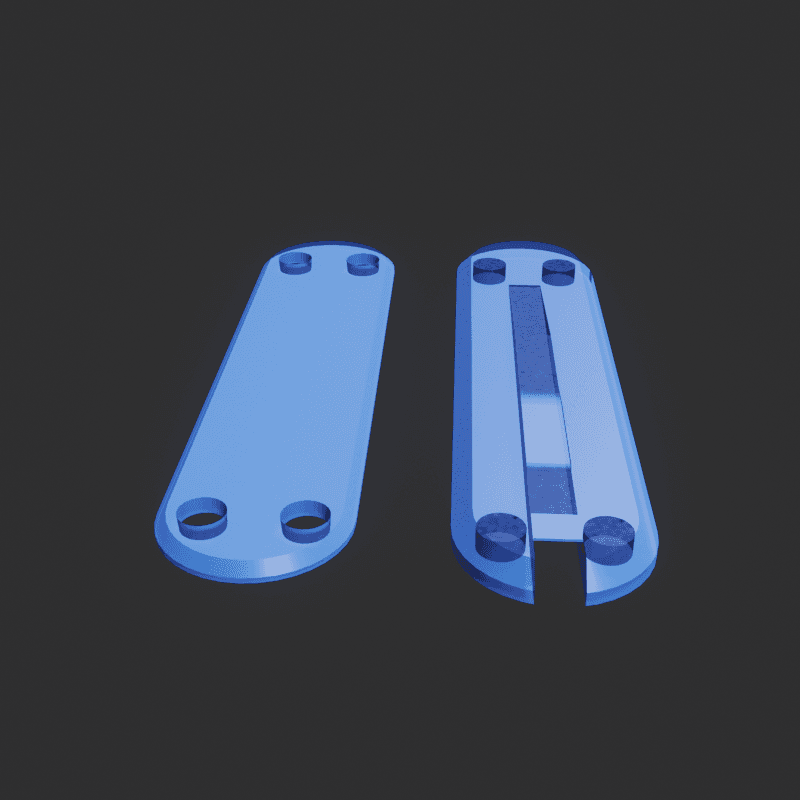 Slim Penknife Covers 3d model