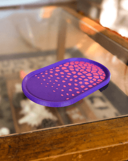 Free Voronoi Drop Tray - Support-free Model - Free 3D Printed Drop Tray for Home 3d model