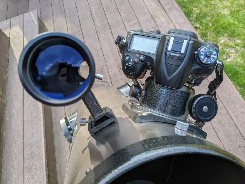 Nikon Prime Focus telescope adapter - M60x0.75 threads 3d model