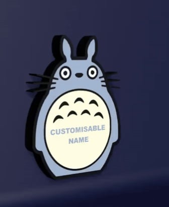 Totoro - LED Strip compatible 3d model
