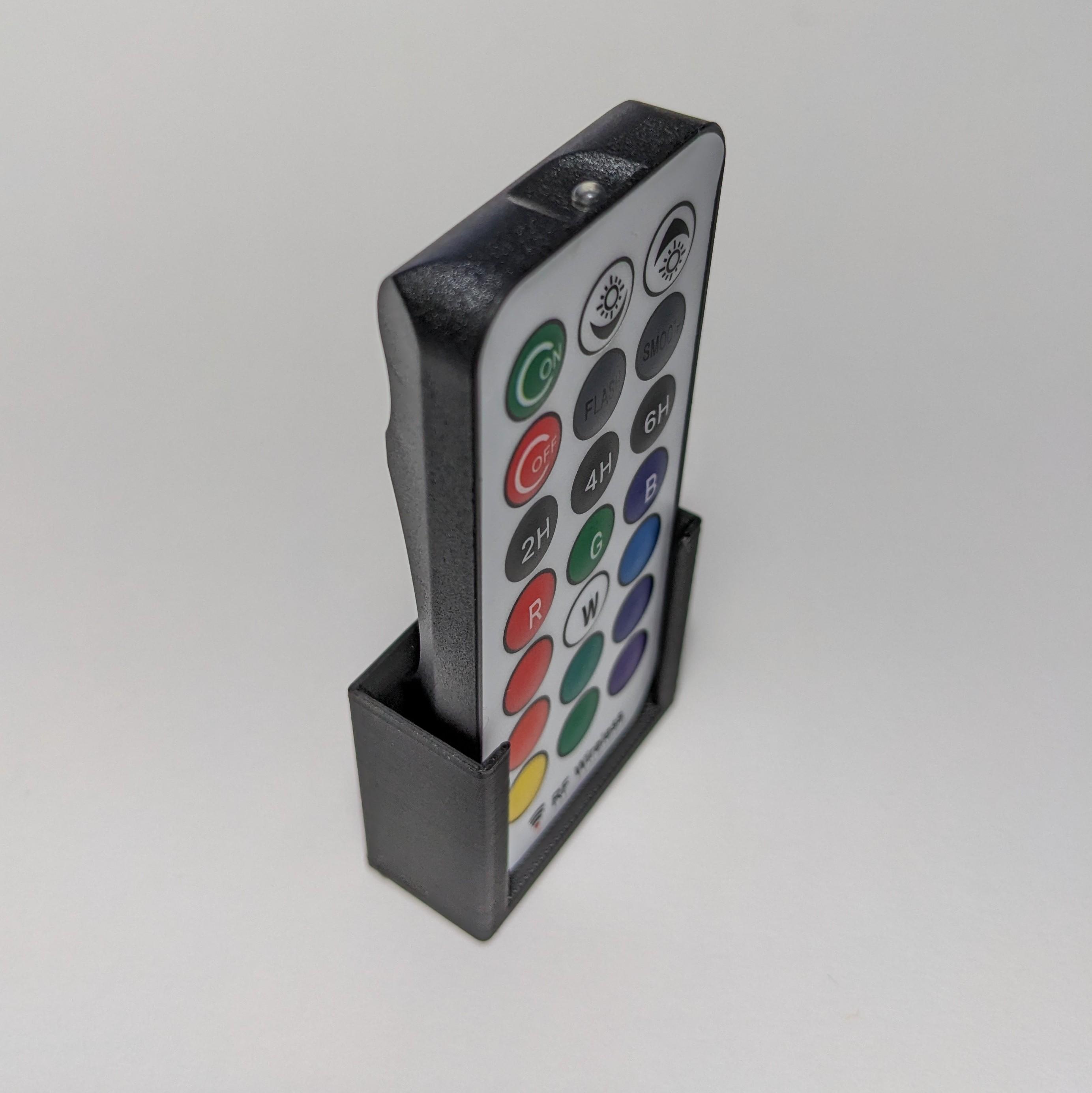 RGB LED IR remote holders 3d model