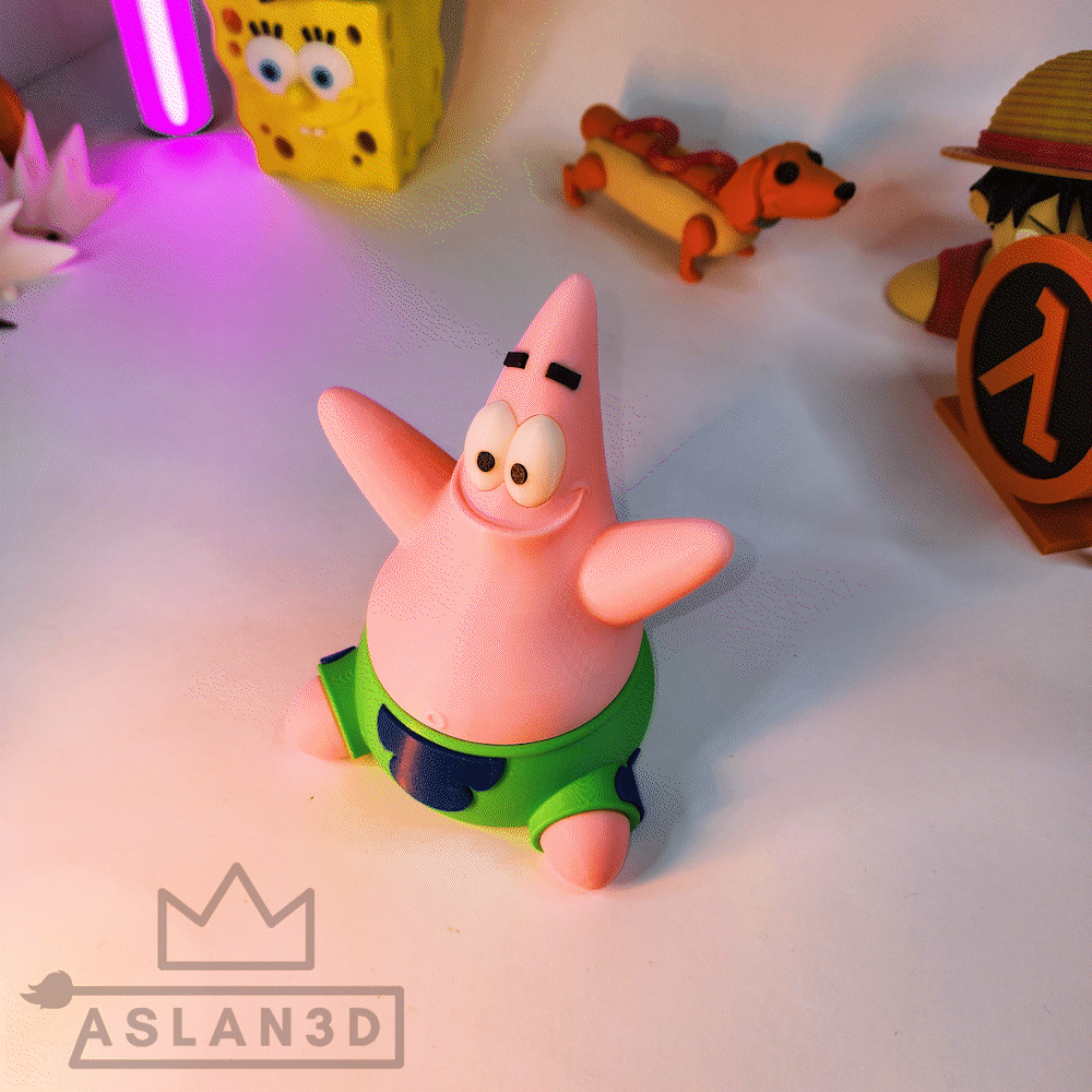 Patrick Star Container - By Colors 3d model