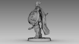 Crimson Shieldmaiden 3d model