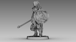 Crimson Shieldmaiden 3d model