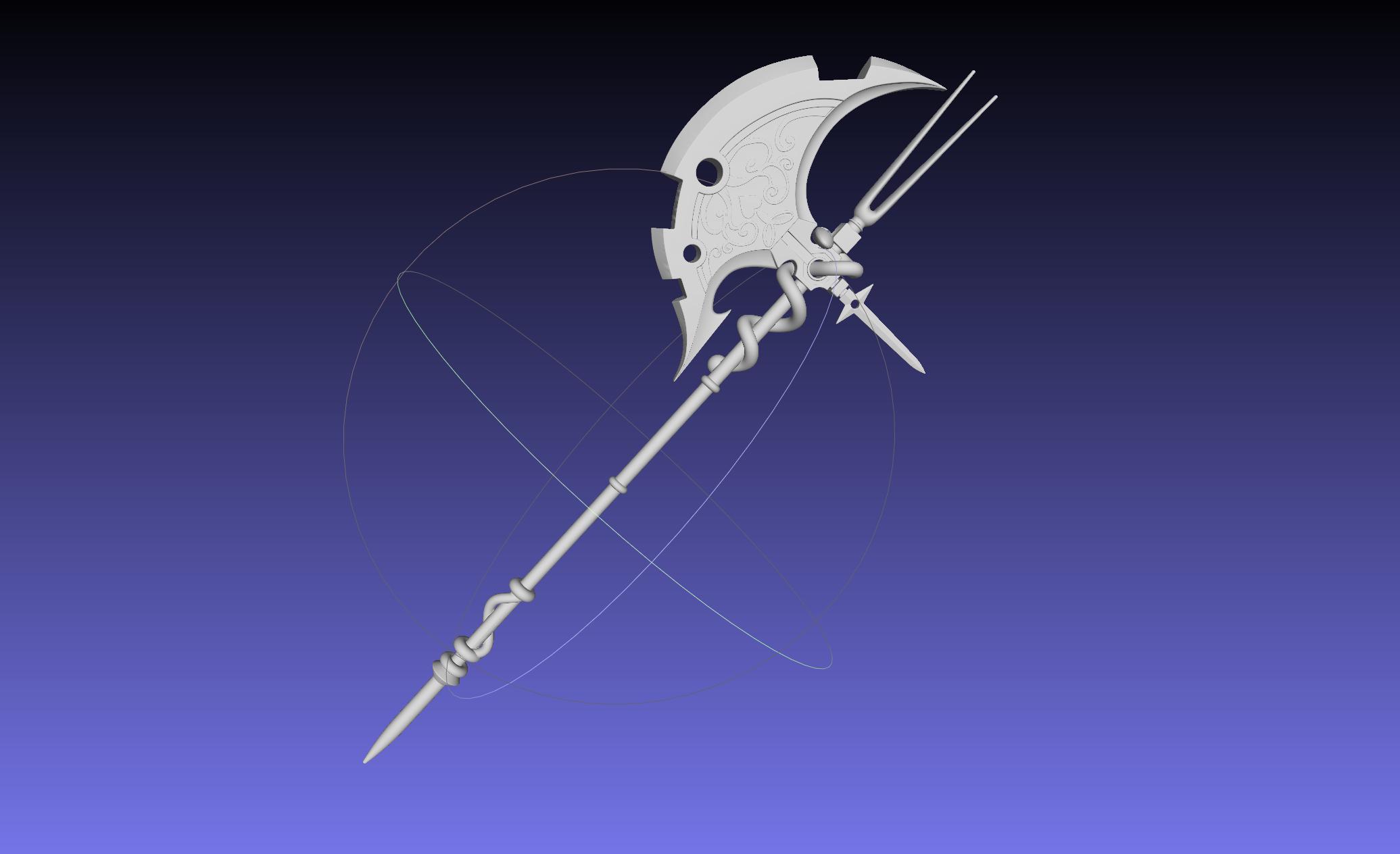 Gate Rory Mercury Axe Printable Assembly  3d model