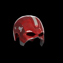 Red Guardian Helmet from Black Widow 3d model