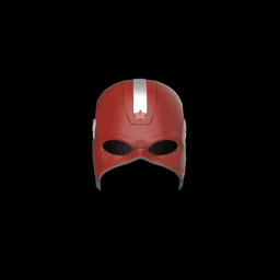 Red Guardian Helmet from Black Widow 3d model