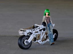 Quantum Retrograde ITX PC Case Bike 3d model