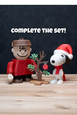 Christmas Snoopy - Charlie Brown Kit | No Supports, No AMS, No Glue 3d model