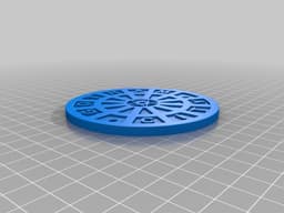 Gotham City Manhole Cover Coaster (Batman) 3d model