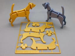 Dog Kit Card 3d model