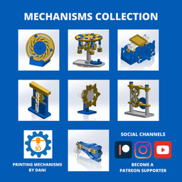 IRIS MECHANISM BOX - MECHANICAL BOX 3d model