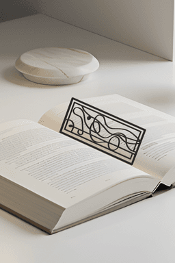 Bookmark, Gift Idea 3d model